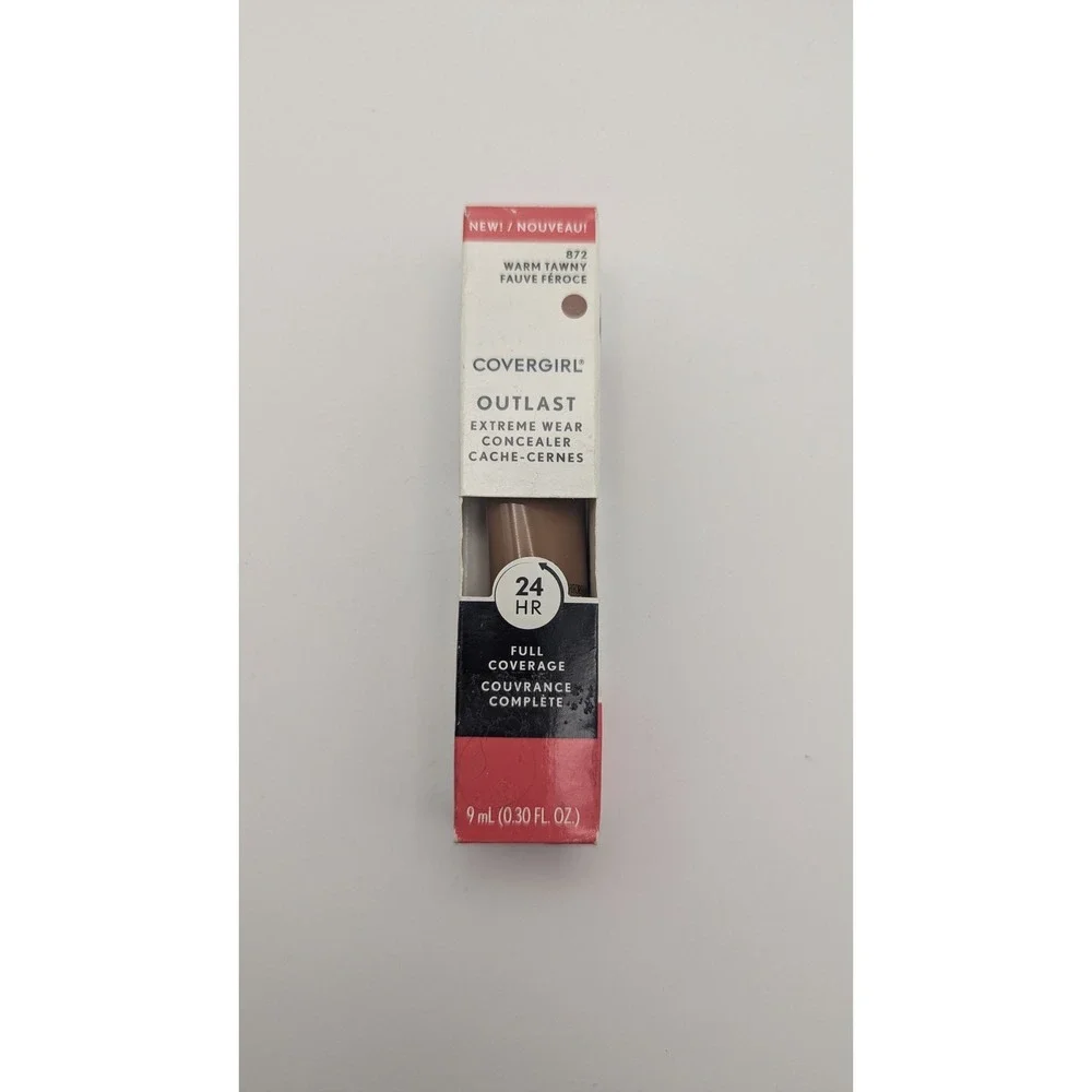 COVERGIRL Outlast Extreme Wear Concealer 872 Warm Tawny 24HR Full Coverage 9mL